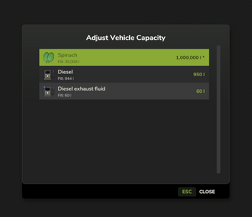 FS25 Adjust Storage Capacity Image