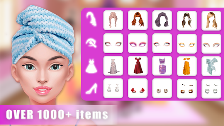 Vlinder Fashion Queen Dress Up screenshot