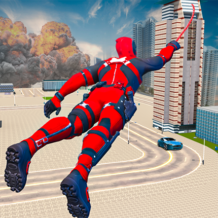 Miami Rope Hero Spider Games Game Cover