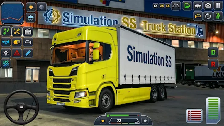 City Transport Truck Game 3D Image