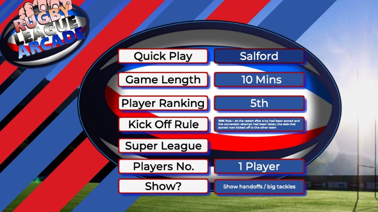 Rugby League Arcade screenshot