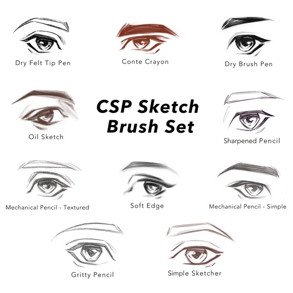 Games like Clip Studio Paint Sketch Brush Set