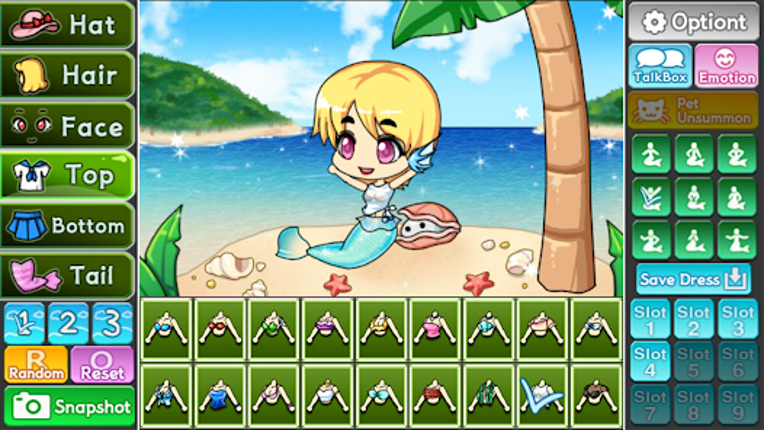 Mermaid Girl : dress up game screenshot