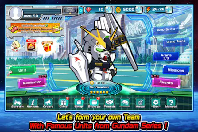 LINE: Gundam Wars Image