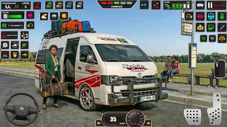 City Van Driving Simulator 3D Image