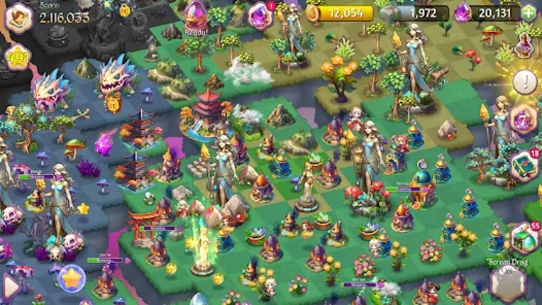 Merge Magic Princess: Tap Game screenshot