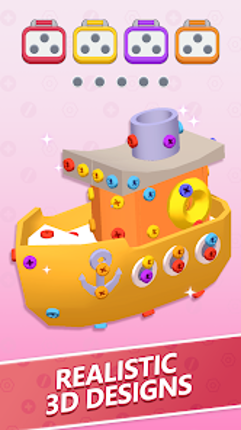 Screw Puzzle 3D Image