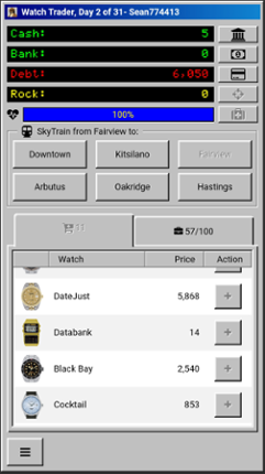 Watch Trader screenshot