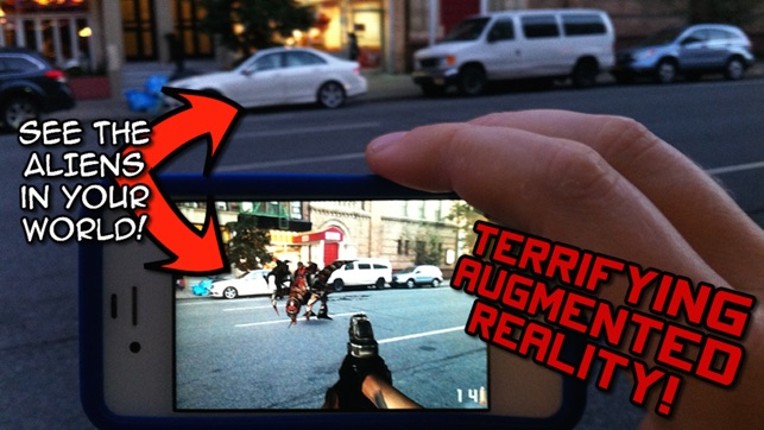 Aliens Everywhere! Augmented Reality Invaders from Space! FREE screenshot