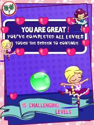 Ballet Dancer Ballerina- Princesses Game for Kids and Girls with Classical Music screenshot