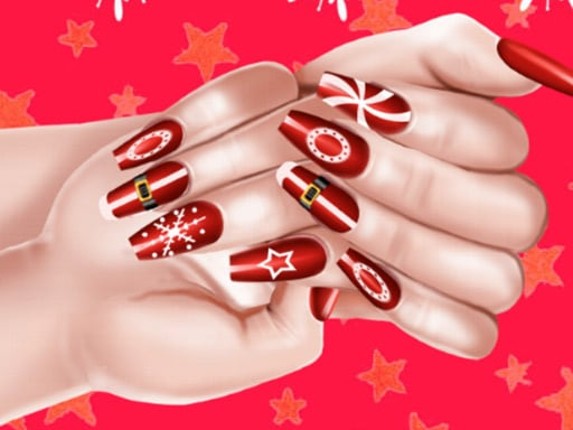 Christmas Fashion Nail Salon Game Cover