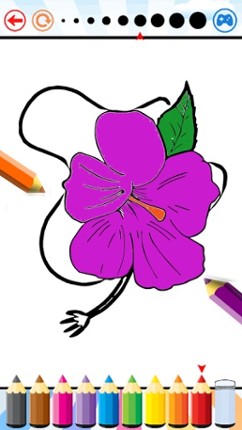Flowers Coloring Book for kids - Drawing free game Image