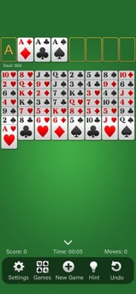 Free-Cell Solitaire screenshot