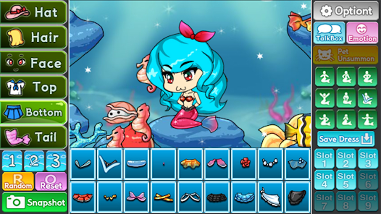 Mermaid Girl : dress up game screenshot