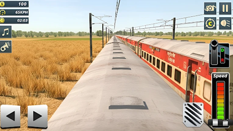 Railway Journey: Indian Train Image