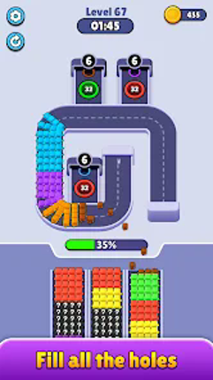 Block Escape 3D: Hole Puzzle screenshot