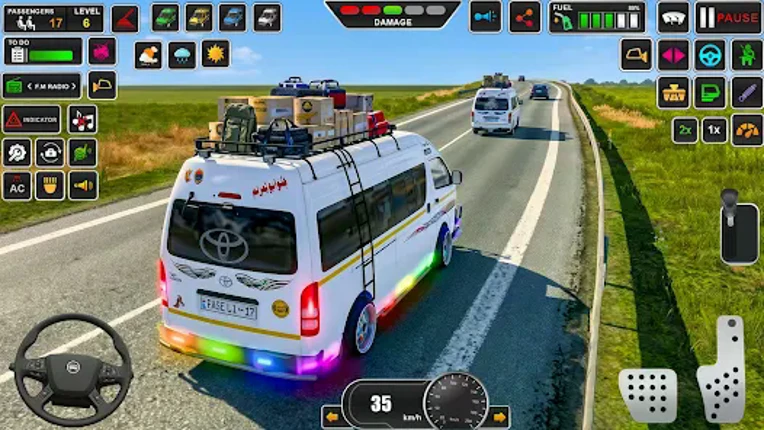 City Van Driving Simulator 3D Image