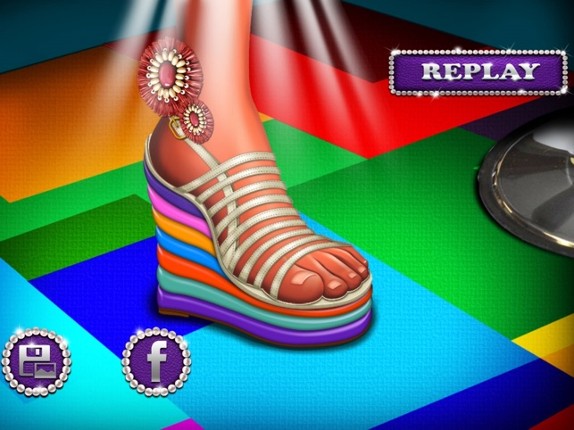 High heels Shoes Designer game for girls - FREE screenshot