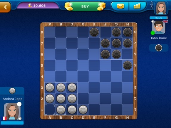 Online Checkers LiveGames screenshot