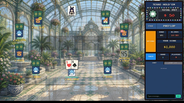 Pixel Texas Hold'em Image