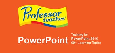 Professor Teaches PowerPoint 2016 Image