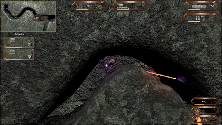 RocketShip Go Up screenshot