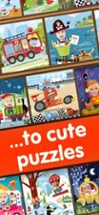 Toddler jigsaw puzzle for kids Image