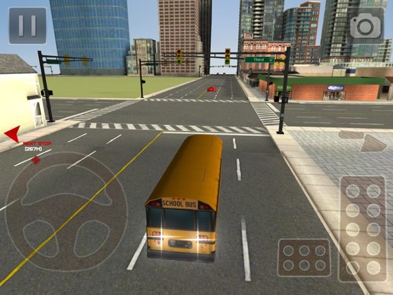 3D School Bus Driver Image
