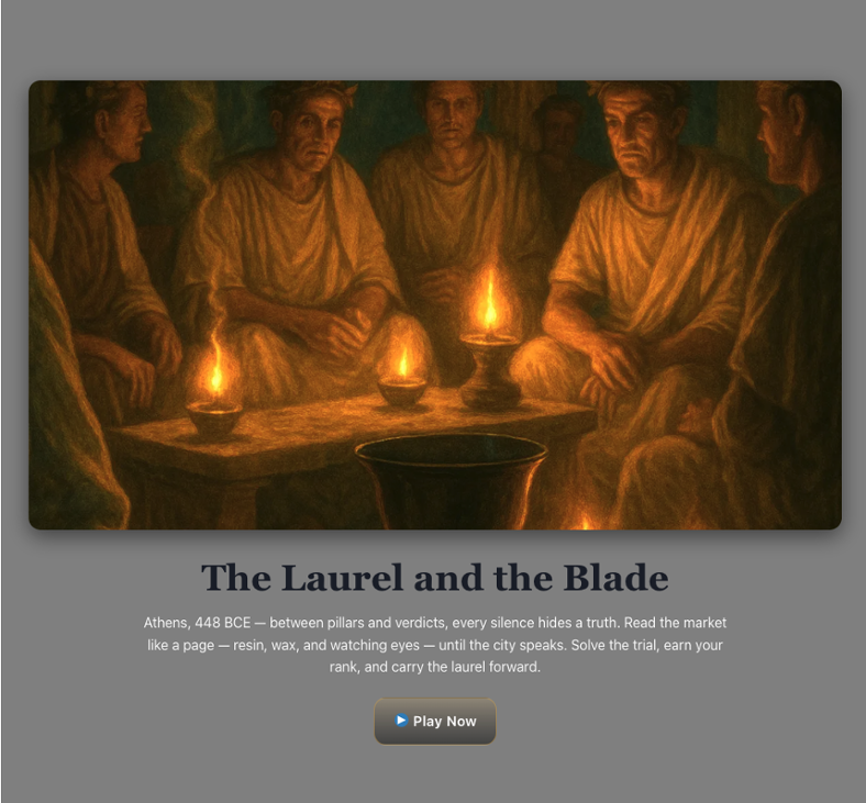 Games like Athenian Mystery I - The Trial of Truth