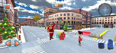 Christmas Santa City Driving Image