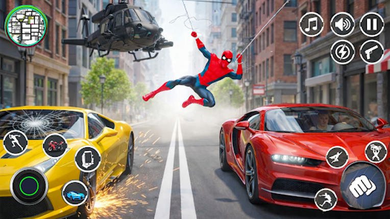 Spider Rope Hero Rescue 3D screenshot
