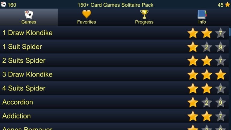 Classic Card Games Collection screenshot