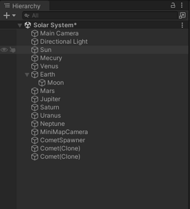 ​Solar System Simulation Game Image