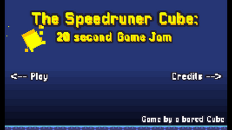 The Speedruner Cube [Game Jam ver] screenshot