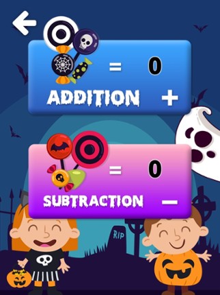 Halloween Math Game 1st Grade Image