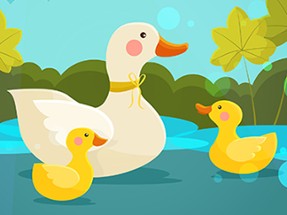 Mother Duck and Ducklings Jigsaw Image