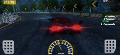 Night Race Mountain Car Racing Image