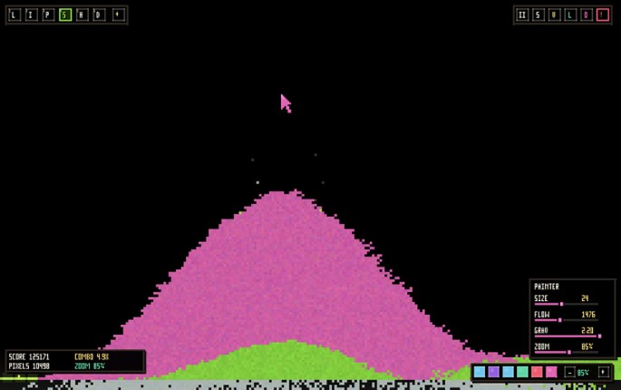 Pixel Rain Image