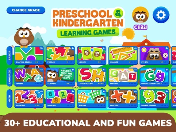 Preschool &amp; Kindergarten Games screenshot