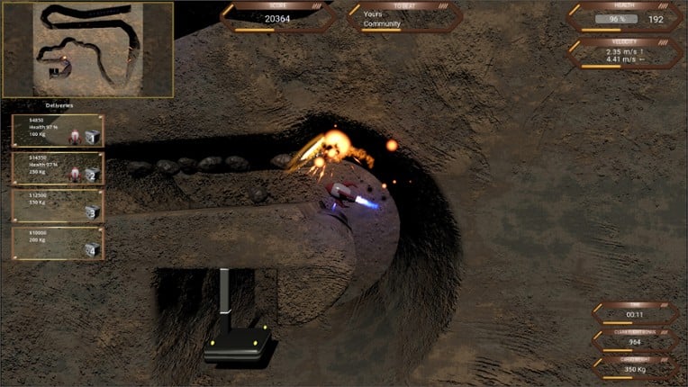 RocketShip Go Up screenshot