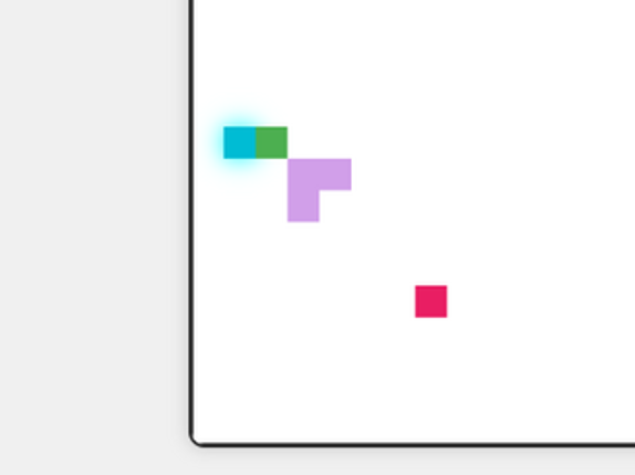 Simple SNAKE Ft.Colourful food Image