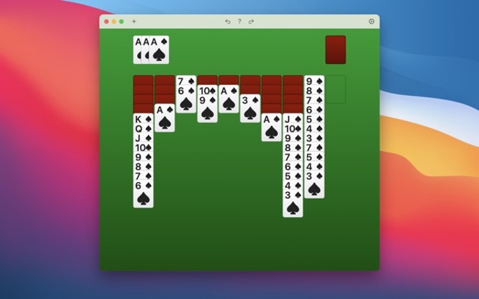 Spiderﾠ Solitaire screenshot