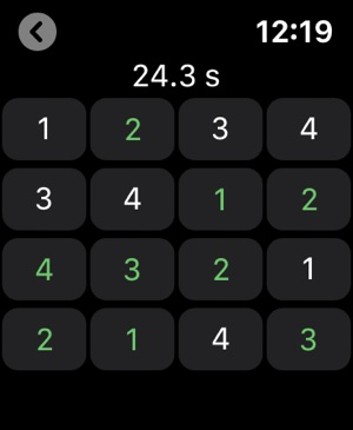 Sudoku Wear 4x4 - Watch Game screenshot