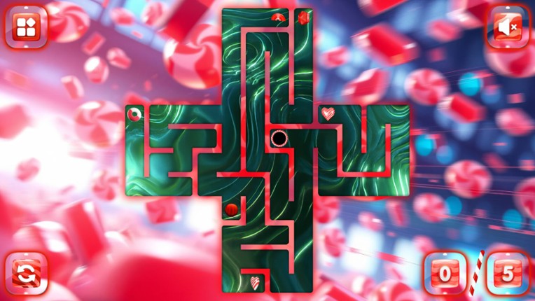 Sweetie Candy Maze: Red Cherry screenshot