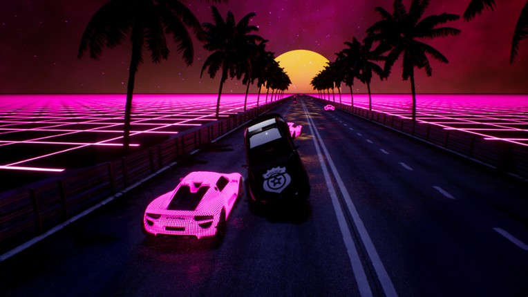 Synthwave Burnout screenshot