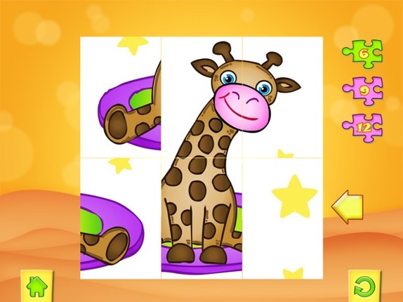 123 Kids Fun PUZZLE GREEN Best Kids Puzzle Games screenshot