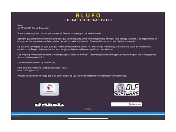 Blufo screenshot
