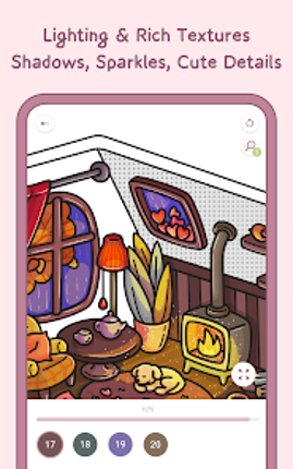 Happy Corners: Color by Number screenshot