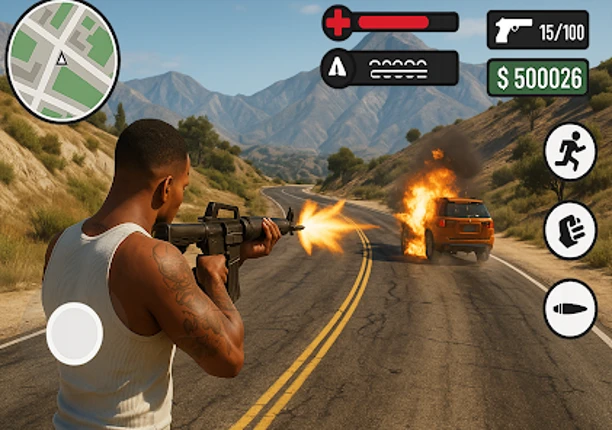 Miami City 3d Gangster Vegas screenshot