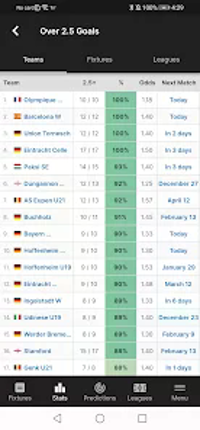 FootyStats - Soccer Stats screenshot